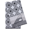 Ruby Mint Carlisle Oversized Cotton Beach Towel, Black and White
