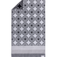 Ruby Mint Carlisle black and white cotton beach towel, image 1 of 6