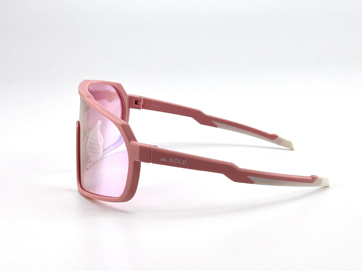 BOLD Slayers oversized sunglasses in pink, view 3