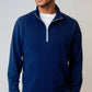 Buki CINQO travel half zip 2 pack navy and white, image 1 of 7