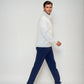 Buki CINQO travel half zip 2 pack navy and white, image 5 of 7