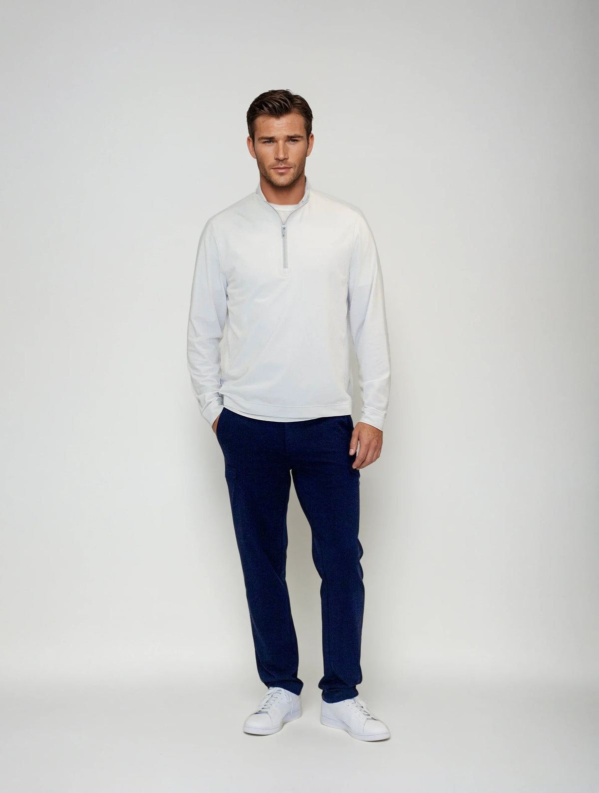 Buki CINQO travel half zip 2 pack black and white, image 5 of 8