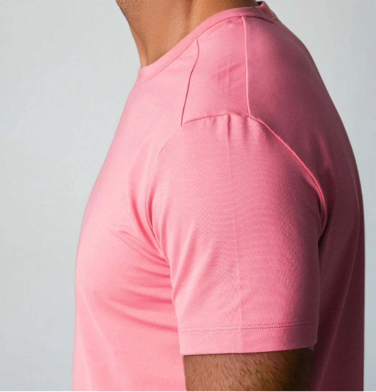 Buki CINQO men's tech tee slate rose, image 5 of 6