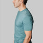 Buki CINQO men's tech tee blue grey, image 6 of 6