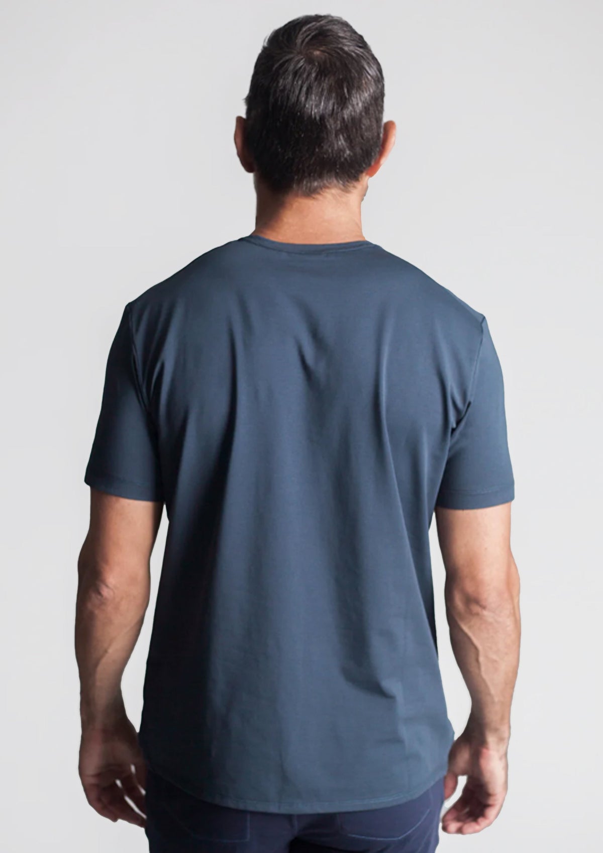 Buki CINQO men's tech tee blue night, image 5 of 7