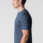 Buki CINQO men's tech tee blue night, image 6 of 7