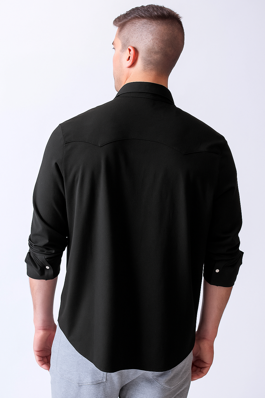 Buki CINQO Western Tech Shirt in Black, view 5