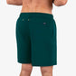 length:long night green hybrid short studio back