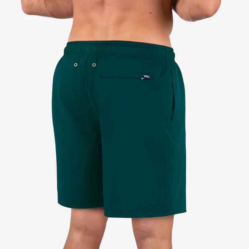 length:long night green hybrid short studio back