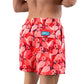 length:classic pink flamingos hybrid short studio back