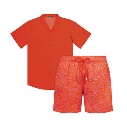 length:all coral dusk set