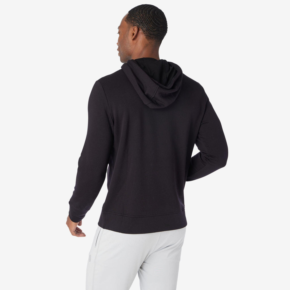 Greatness Wins Core Tech Hoodie in Black, view 6