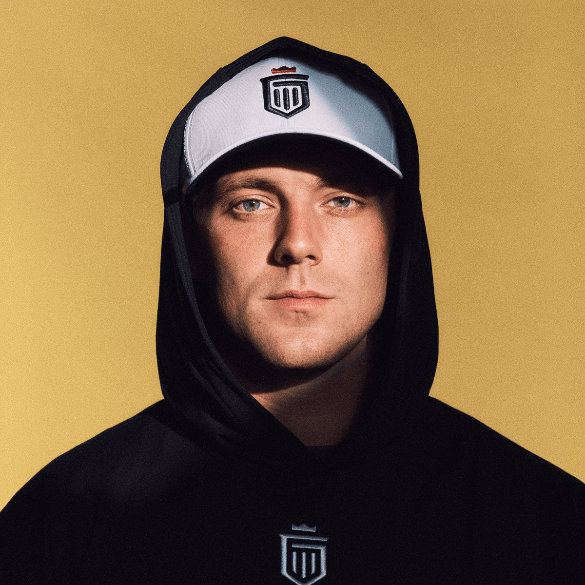 Greatness Wins Core Tech Hoodie in Black / White