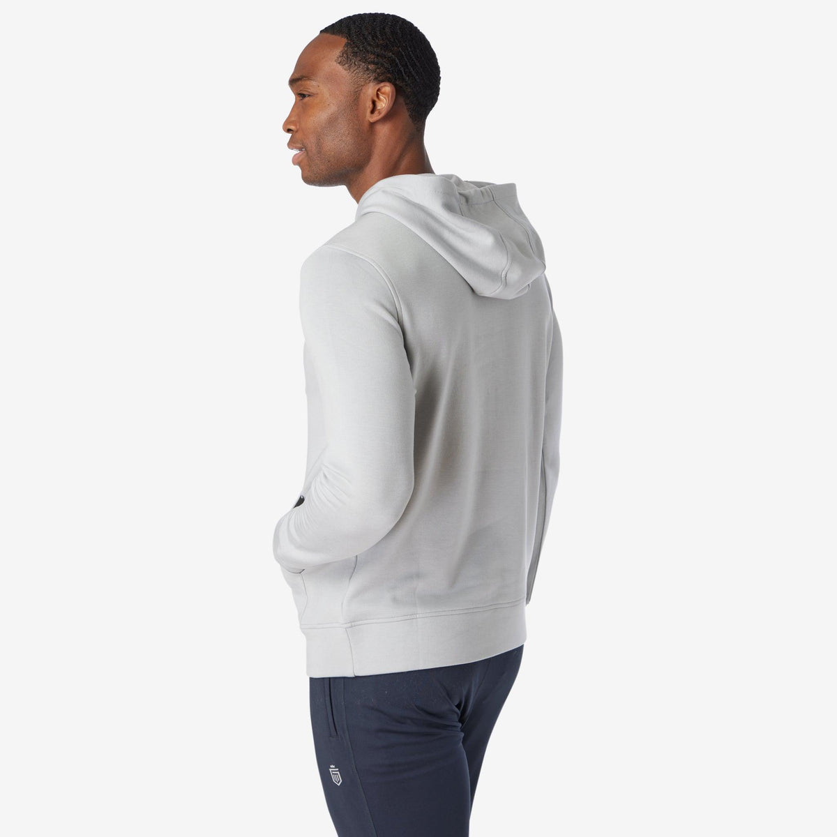 Greatness Wins Core Tech Hoodie in Ash Gray, view 6