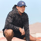 Greatness Wins Core Tech Hoodie in Black Camo