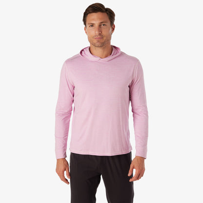 Greatness Wins Core Tech T-Shirt Hoodie in Pink