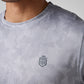 Greatness Wins Core Tech Tee in Ash Gray Camo, view 2