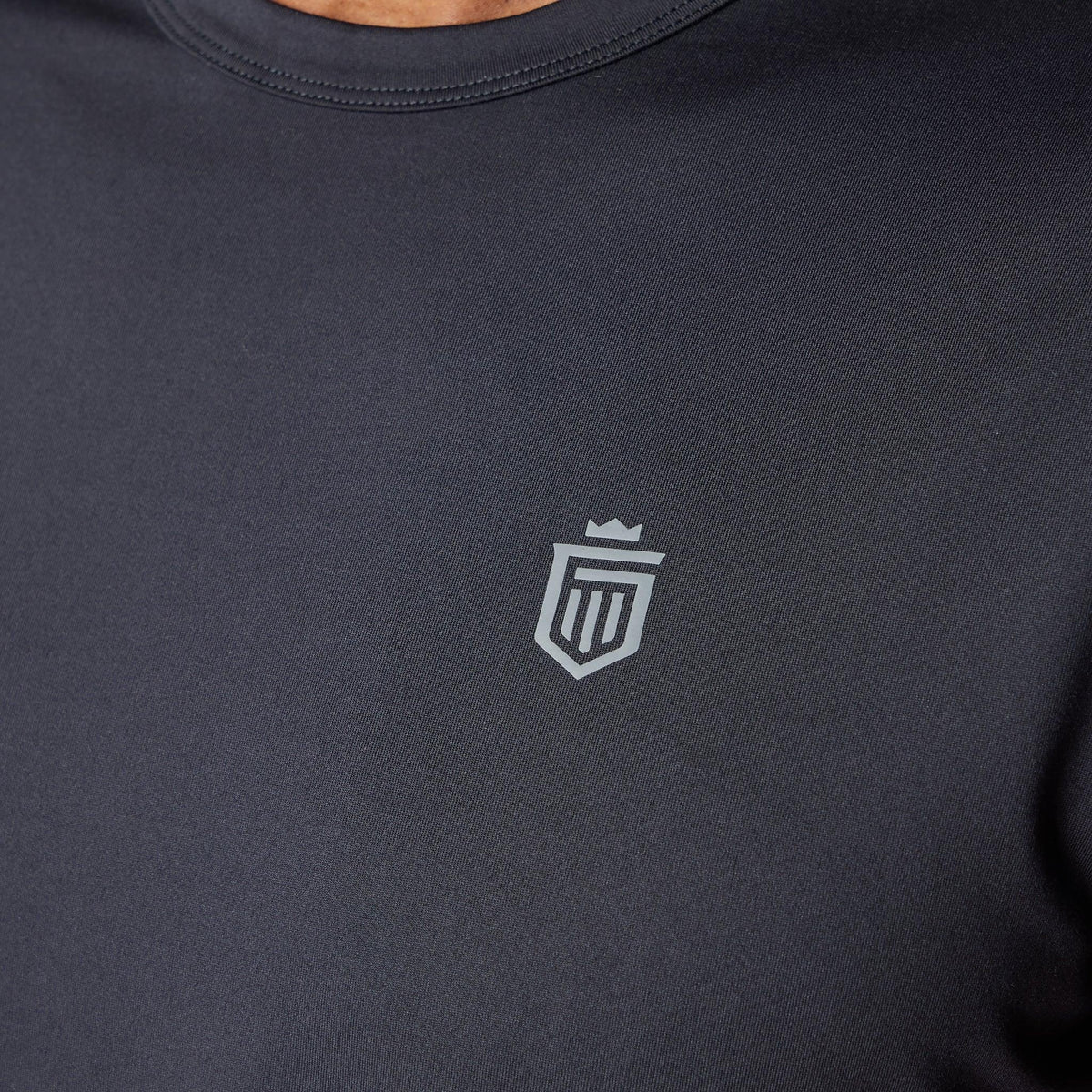 Greatness Wins Core Tech Tee in Black, view 4