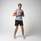 Greatness Wins Core Tech Tee in Ash Gray Camo, view 7