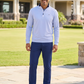 White Water Life Long Beach Quarter Zip in Grey, view 3