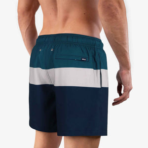 length:classic blue coastline hybrid short studio back