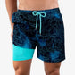 Moonlight Palms set, Foggy Palms hybrid short