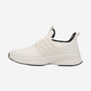 G West Crown men's athletic sneaker in white mesh, outer side view