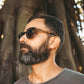 Ganges Polarized Round Wood and Bio Acetate Sunglasses