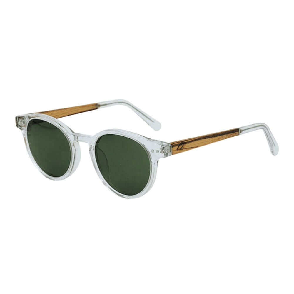 JOPLINS Ganges polarized round wood and bio acetate sunglasses, image 8 of 8