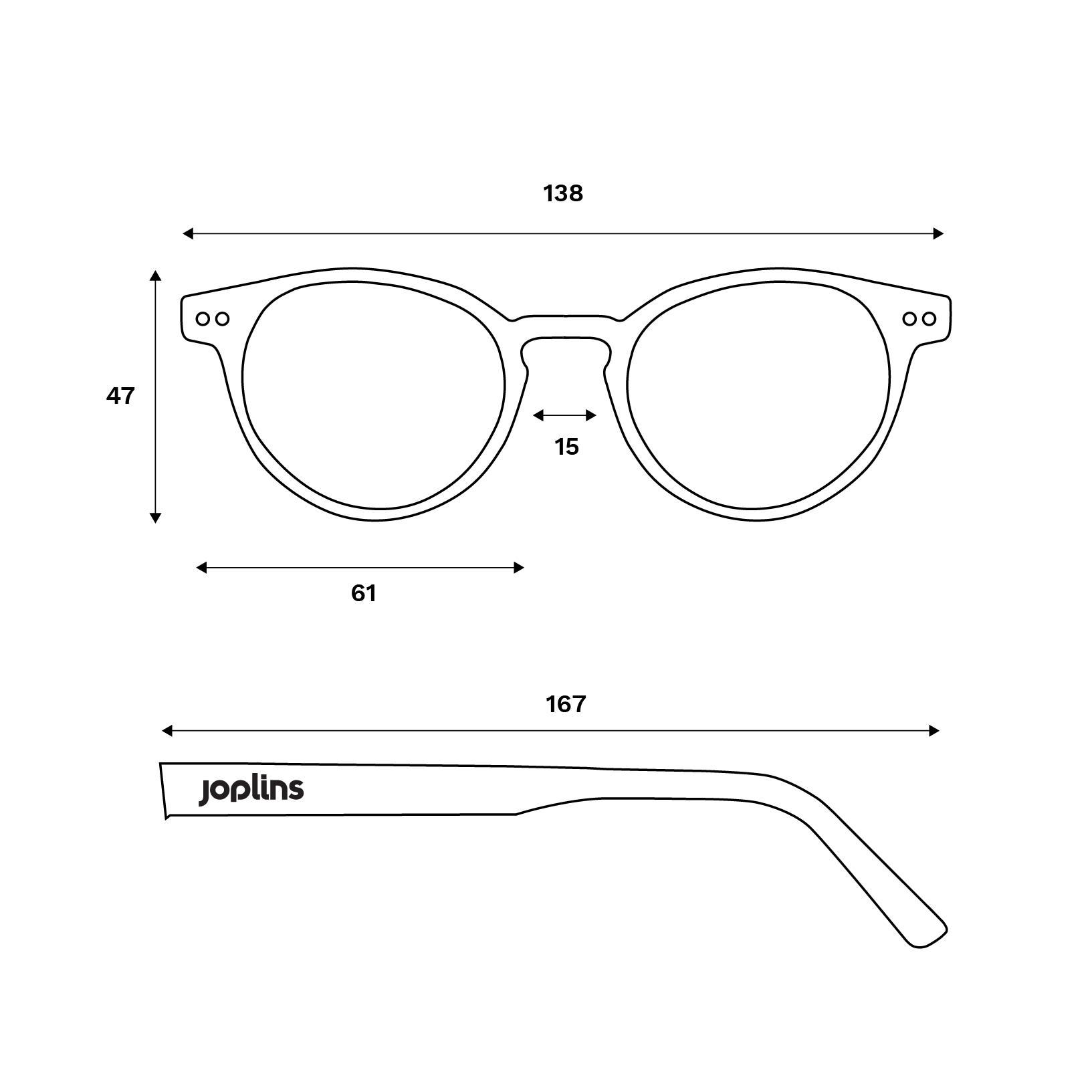 Ganges Polarized Round Wood and Bio Acetate Sunglasses