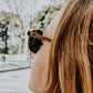 Ganges Polarized Round Wood and Bio Acetate Sunglasses