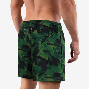 length:classic green camo hybrid short studio back