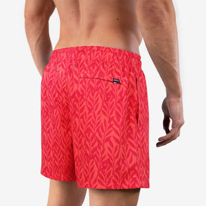 length:classic crimson red hybrid short studio back