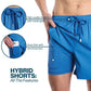 length:all hybrid shorts features