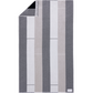 Ruby Mint Kennedy black and gray stripe cotton beach towel, image 2 of 4