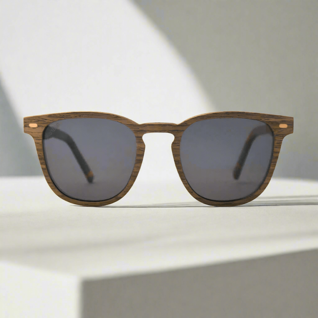 JOPLINS Lark polarized square wooden sunglasses, image 7 of 8