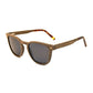 Lark Polarized Square Wooden Sunglasses