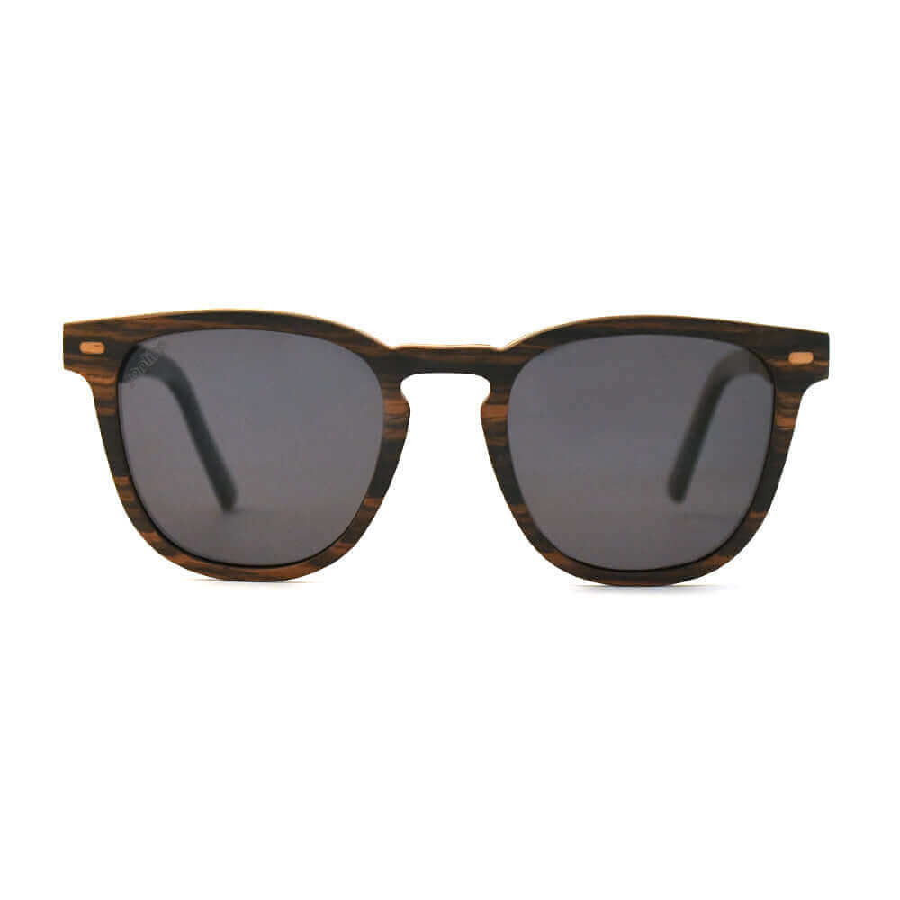 JOPLINS Lark polarized square wooden sunglasses, image 2 of 8