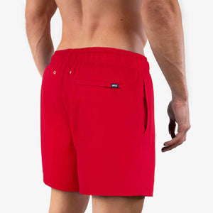 length:classic red scarlet hybrid short studio back