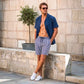 length:long marina pinstripe indigo surf 9 inches lifestyle