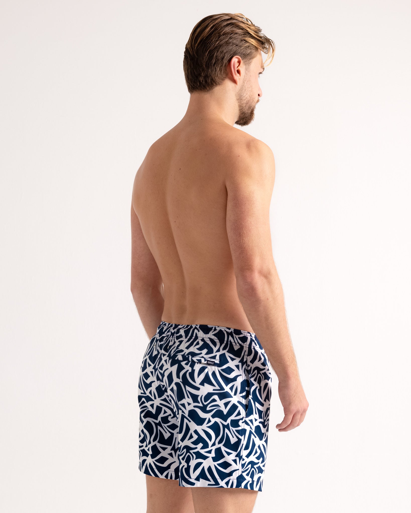length:classic blue freedom hybrid short studio back