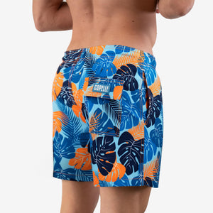 length:classic blue jungle hybrid short studio back