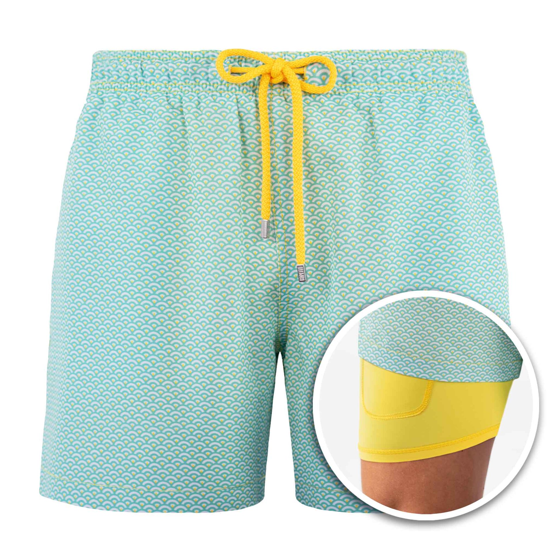 length:classic blue paradise hybrid short features