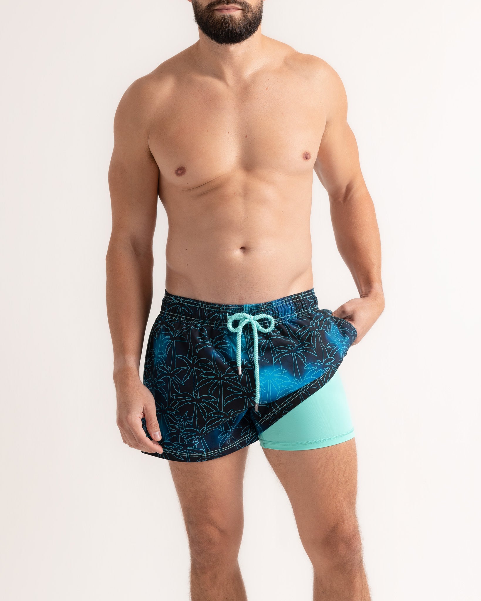 men's 3 inch trunk