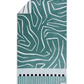 Ruby Mint Meriwether teal and ivory cotton beach towel, image 2 of 4