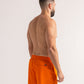 length:classic orange soda hybrid short studio back