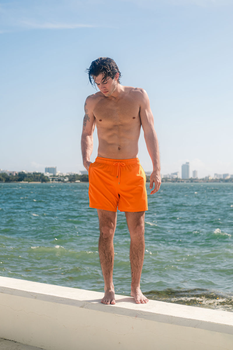 neon-orange-shorts