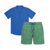 Lime Wave – Men’s Matching Resort Set