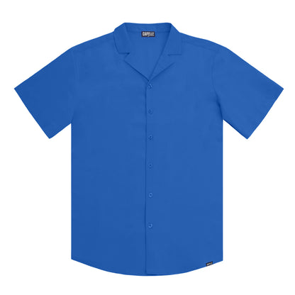 length:all Ocean Blue Shirt