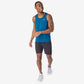 Greatness Wins Performance Training Tank in Superior Blue, view 6